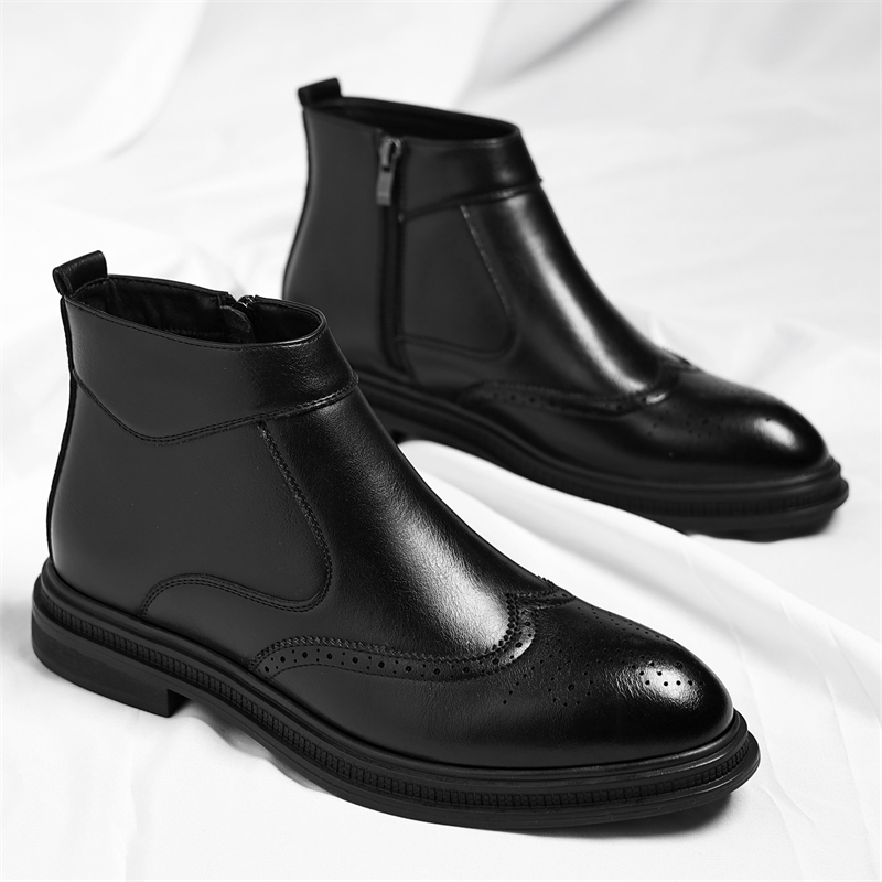 Autumn  Winter Thick Soled Men - огляд і ціна Men Formal Wear With Boots