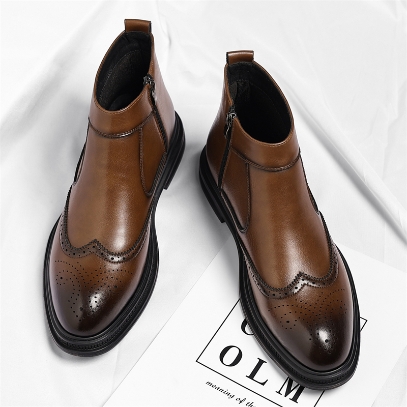 Autumn  Winter Thick Soled Men - огляд і ціна Men Formal Wear With Boots
