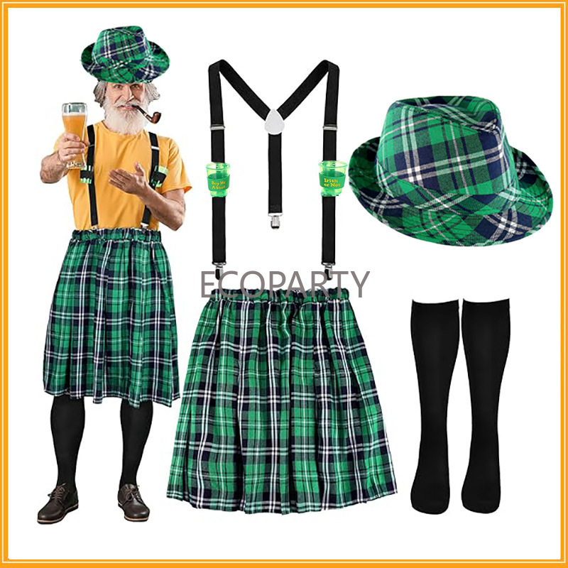 St. Patricks Day Costume Set G - огляд і ціна Sock Garter Men