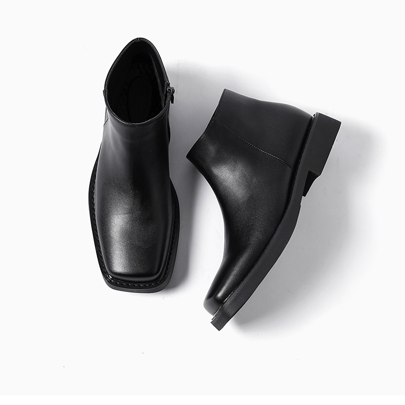 Luxury Fashion Black Men Casua - огляд і ціна Men Formal Wear With Boots