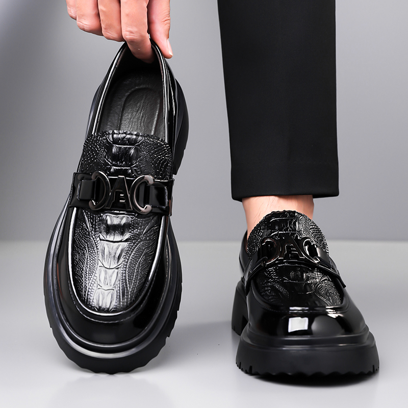Men Leather Shoes Spring Briti - огляд і ціна Formal Men Daily Wear Footwear