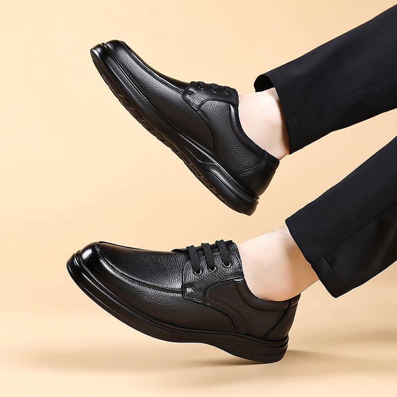Men Leather Lace Up Oxford Sho - огляд і ціна Formal Men Daily Wear Footwear
