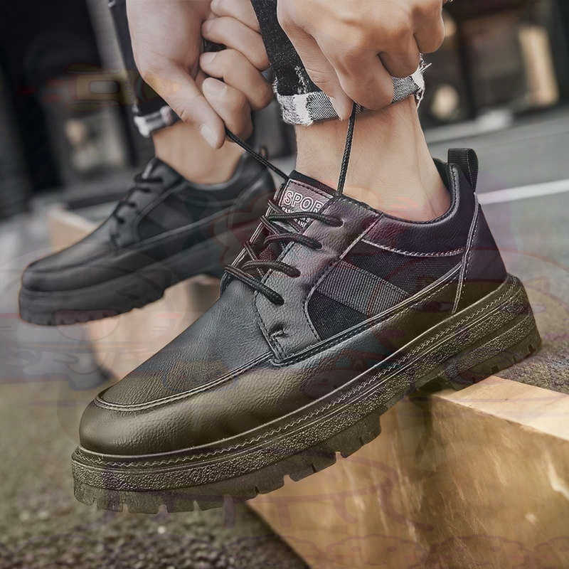 Dark Natural Leather Fashion T - огляд і ціна Formal Men Daily Wear Footwear