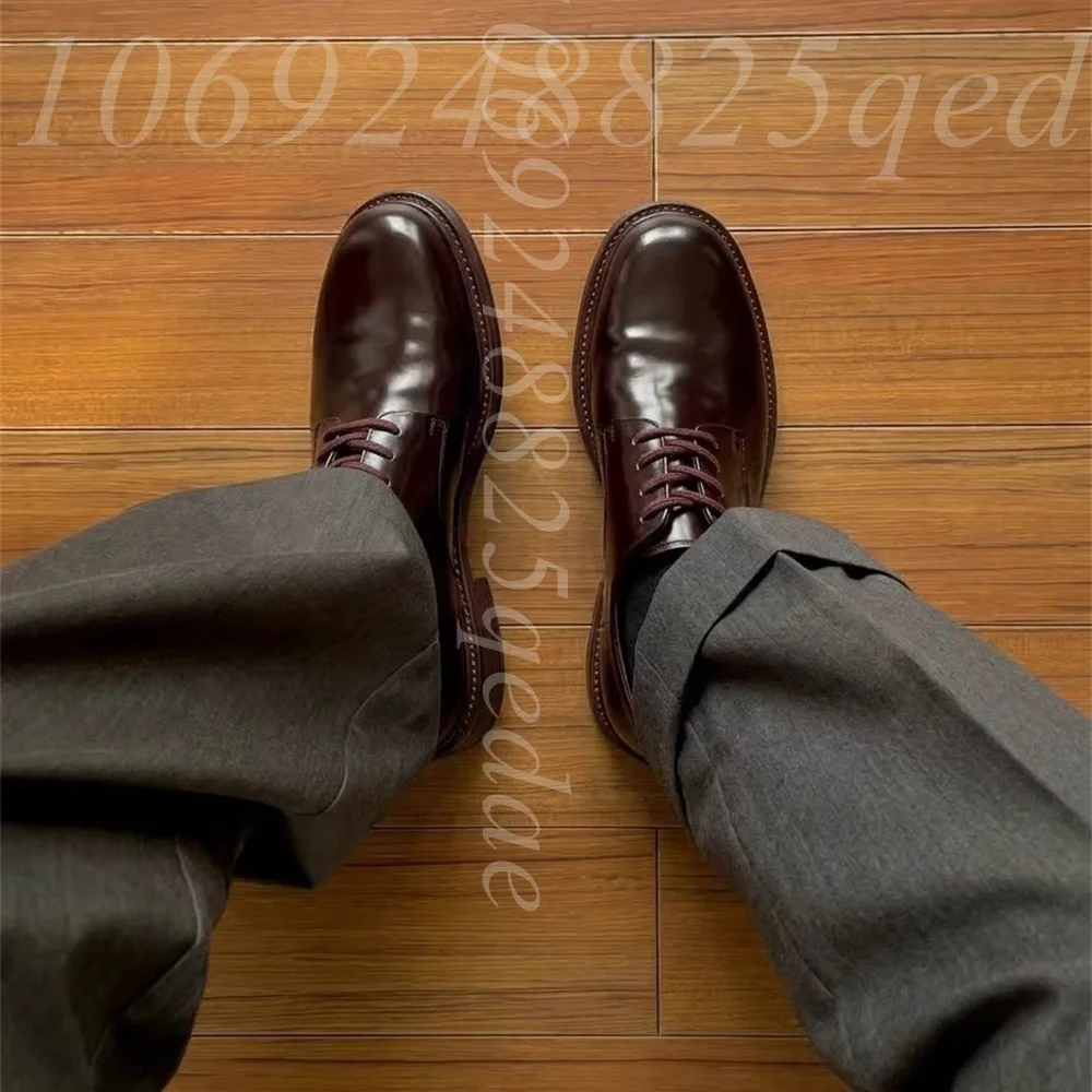 Men's Handmade Vintage Lace-Up - огляд і ціна Formal Men Daily Wear Footwear