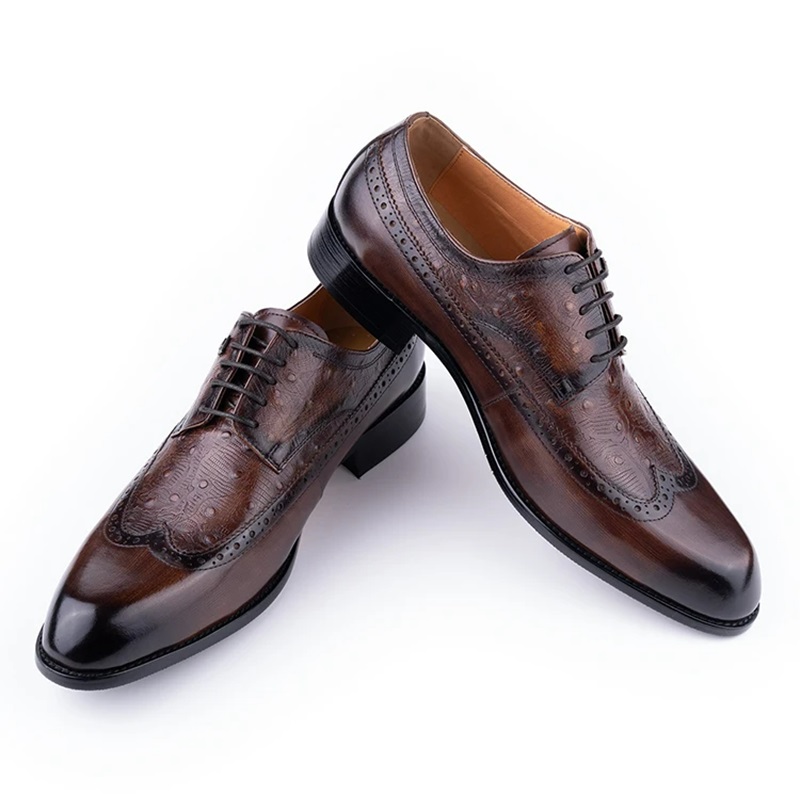 Men's Cowhide Leather Shoes La - огляд і ціна Formal Men Daily Wear Footwear