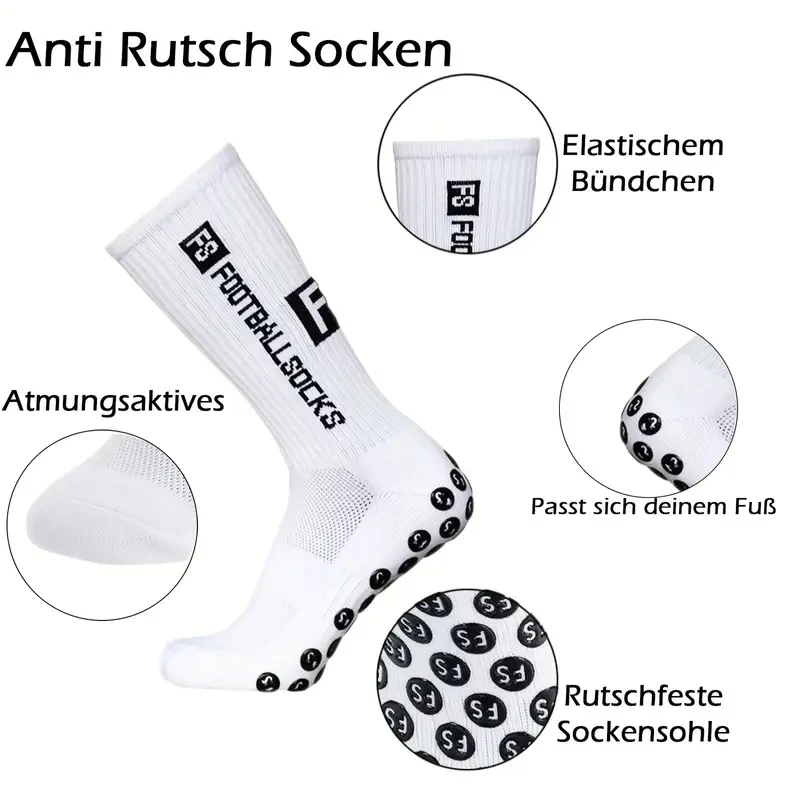 1Pairs Non-slip Football Socks - огляд і ціна Sock Garter Men