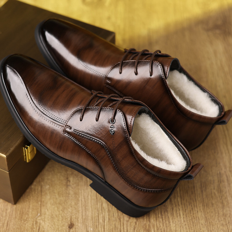 Men's Winter Leather Shoes Vel - огляд і ціна Men Formal Wear With Boots